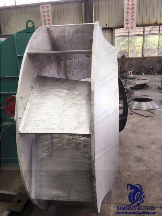 Explosion Proof Aluminium Fan Impeller Wheel Blade Special Treatment