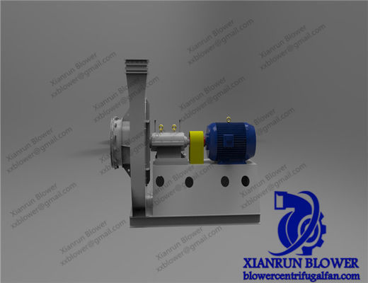 Industrial Centrifugal Radial Fan Constructed from Durable Materials for in Cement Power Generation and Dust Collection Systems