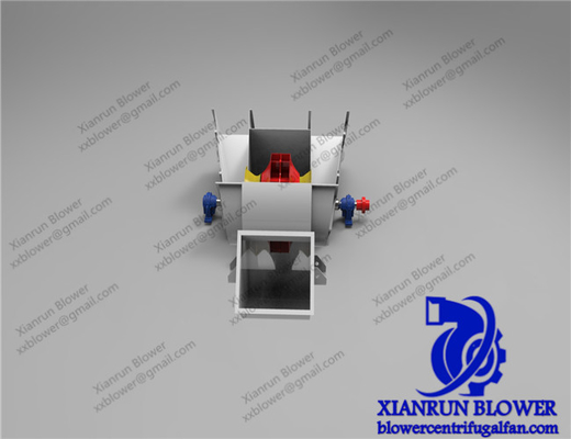 High Pressure Double Inlet Centrifugal Fan 380mm-3200mm Impeller Diameter
