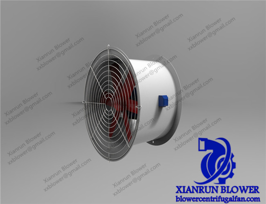 High Efficiency Bifurcated Industrial Axial Flow Fans Low Noise