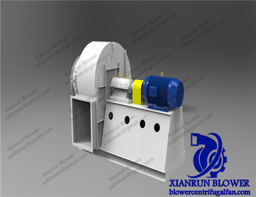 Industrial Centrifugal Radial Fan Constructed from Durable Materials for in Cement Power Generation and Dust Collection Systems