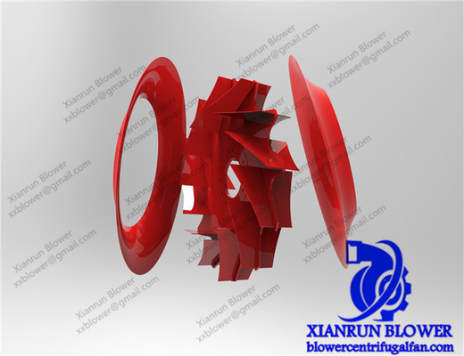 Cement Plant Centrifugal Blower Impeller 400mm-3500mm Wear Resisting