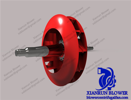 Cement Plant Centrifugal Blower Impeller 400mm-3500mm Wear Resisting