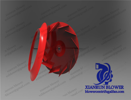 Corrosion Resistant Centrifugal Fan Components Impeller Wheel