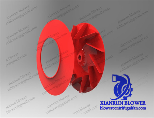 Corrosion Resistant Centrifugal Fan Components Impeller Wheel