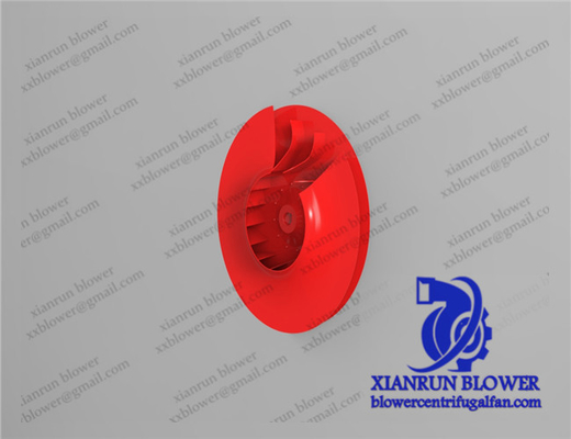 Steel Centrifugal Fan Accessories Anti Corrosion Backward Curved Impeller