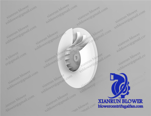 Steel Centrifugal Fan Accessories Anti Corrosion Backward Curved Impeller