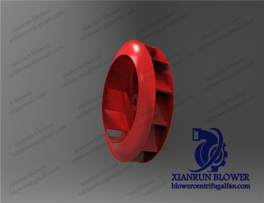 Steel Centrifugal Fan Accessories Anti Corrosion Backward Curved Impeller