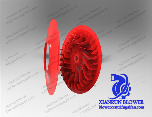 Backward Curved Centrifugal Fan Impeller Wheel Anti Corrosion Coating