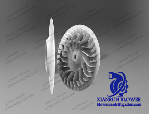 Backward Curved Centrifugal Fan Impeller Wheel Anti Corrosion Coating