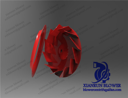 Backward Curved Centrifugal Fan Impeller Wheel Anti Corrosion Coating