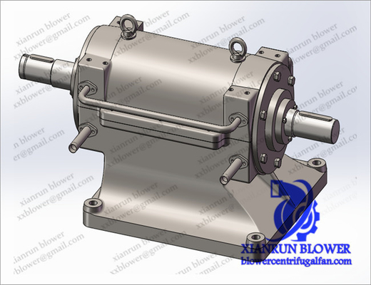 Industrial Centrifugal Blower Silencer , Centrifugal Fan Rotor / Bearing House