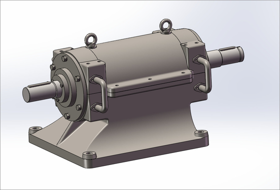 Q345 Centrifugal Fan Parts Airfoil Impellers Silencers Rotor Bearing Cone Rotor Bearing Box