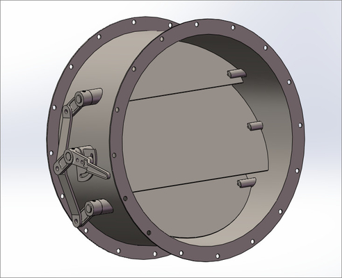 Q345 Centrifugal Fan Parts Airfoil Impellers Silencers Rotor Bearing Cone Rotor Bearing Box