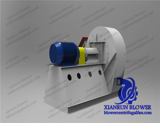 6 Inch Inline Exhaust Fan Q235 Forced Draft Fan Wiht Bottom Foot