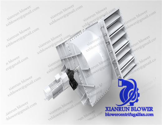 220V 380V Industrial Exhaust Fans , Outlet Flange Radial Centrifugal Fan