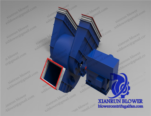 Industrial Double Inlet Centrifugal Fan backward Low Noise Blower Fan