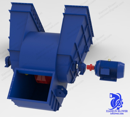 5 - 350KW Custom Industrial Fan Blower 220V 660V For Dust Collection