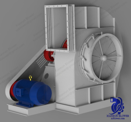 Custom Industrial Centrifugal Fan 350KW for Dust collection