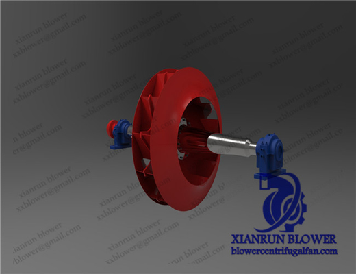 3000Pa - 25425Pa Industrial Centrifugal Fan Stainless Steel For Power Generation