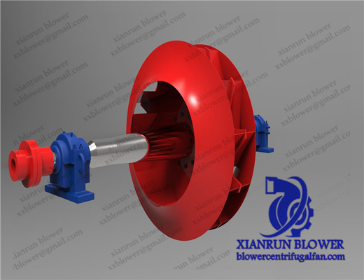 3000Pa - 25425Pa Industrial Centrifugal Fan Stainless Steel For Power Generation