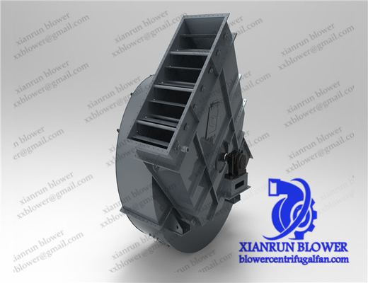 Single inlet Centrifugal Air Blower Fan Color Customized Steam Power Plant