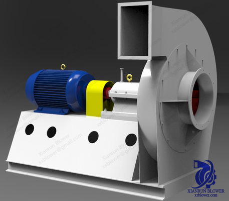 Steel Single Inlet Centrifugal Fan Blower With Coupling Bolt Bearing Box