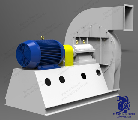 Steel Single Inlet Centrifugal Fan Blower With Coupling Bolt Bearing Box