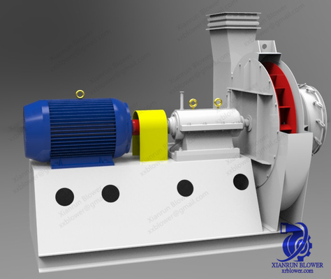 Steel Single Inlet Centrifugal Fan Blower With Coupling Bolt Bearing Box