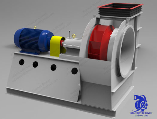 Industrial Centrifugal Fan Blower Backward Curved Design for Airflow in Cement Power Generation and Dust Collection Applications