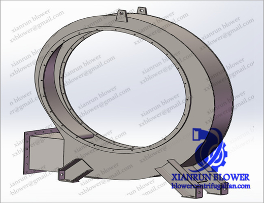 High Resistance Centrifugal Fan Accessories Lifting Lugs / Adjust Door