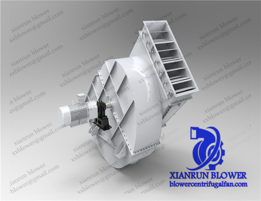 Industrial Backward Single Inlet Centrifugal Fan Steam Power Plant 1 Year Warranty