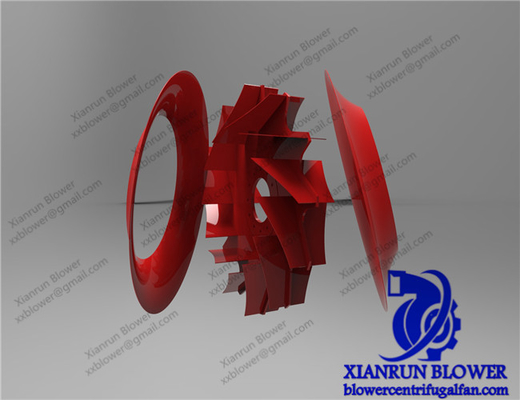 Stainless Steel Centrifugal Fan Accessories Centrifugal Blower Wheel 1 Year Warranty
