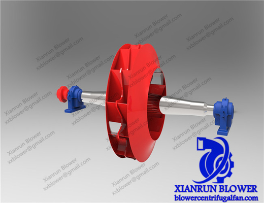 Wear Resistant Centrifugal Fan Blades Carbon Steel For Cement Plant