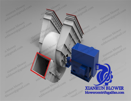 Steel Double Inlet Centrifugal Fan Blower 220V 380V Color Custom 1 Year Warranty