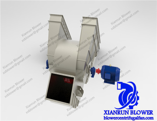 90-3500mm Double Inlet Centrifugal Fan Blower F Model For Cement Production