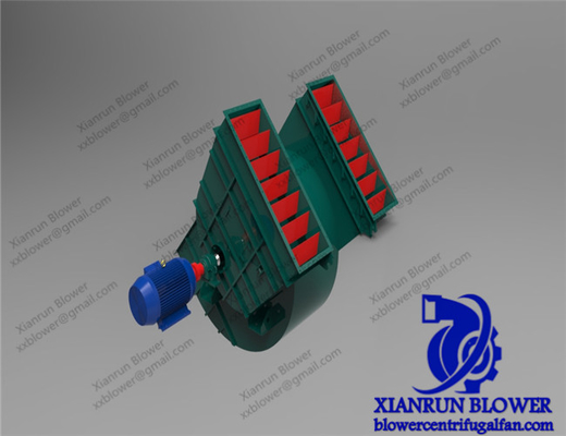 90-3500mm Double Inlet Centrifugal Fan Blower F Model For Cement Production