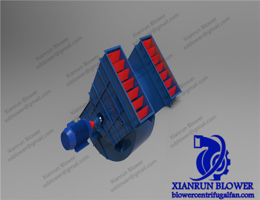 F Model Double Inlet Centrifugal Fan Radial Fan Blower With Variable Frequency Drive Motor