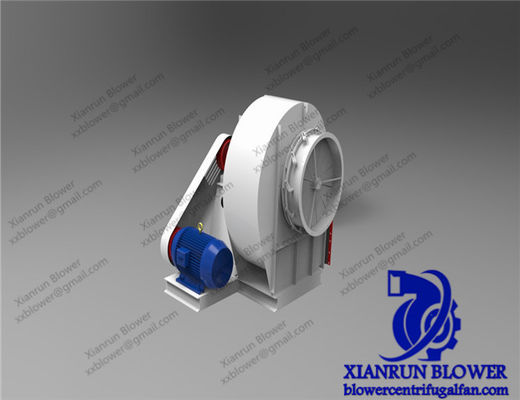 Industrial Centrifugal Fan With High-Volume Airflow And Belt Drive, Designed For Industrial Boilers And Electric Air Blower Supporting Equipment